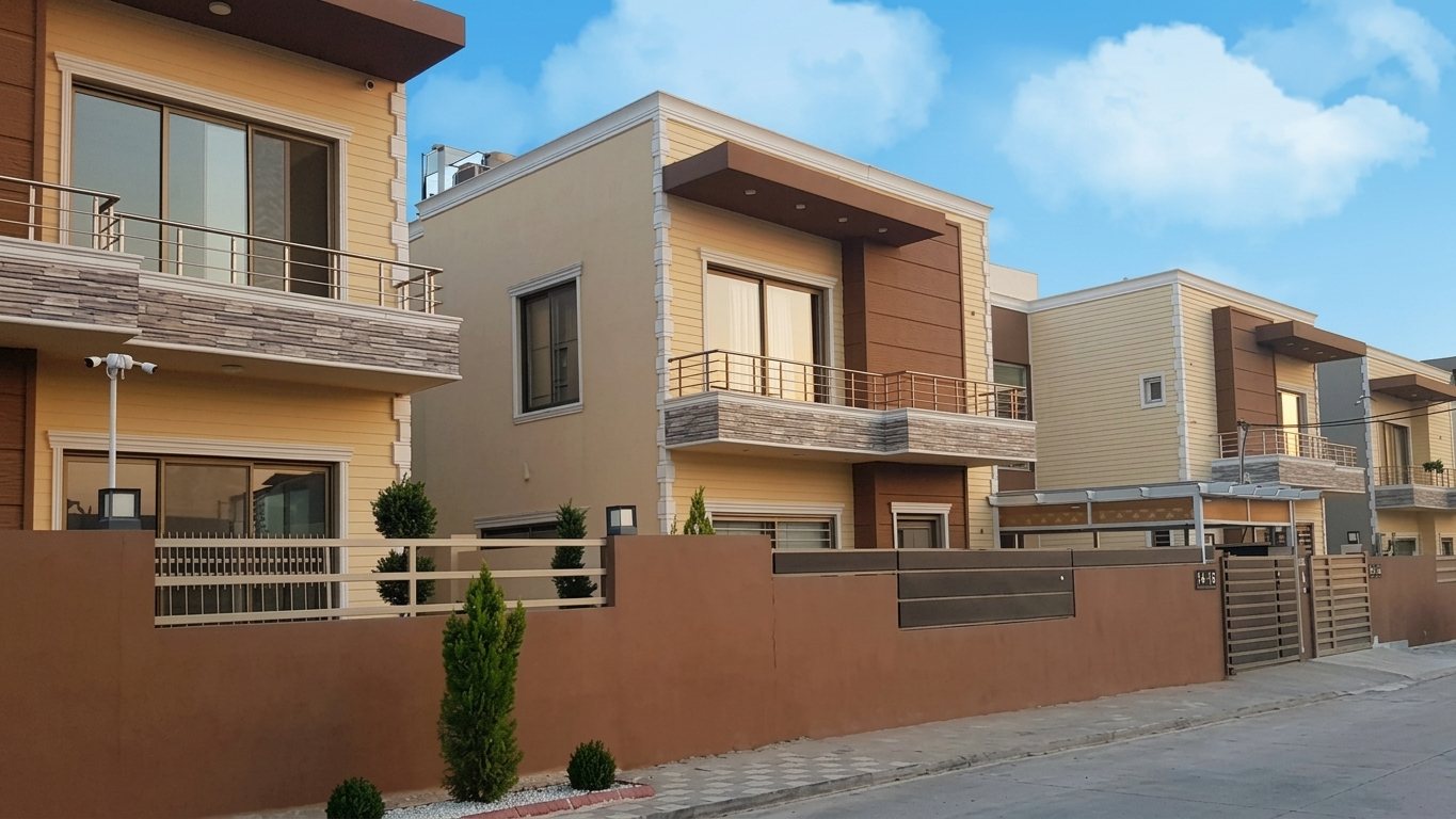 Modern villas in Harshem Residential Complex